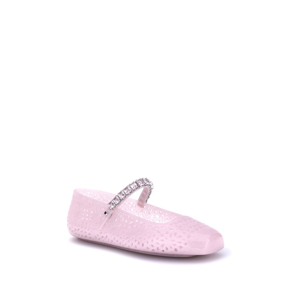 Jimmy Choo Jelly Ballerinas