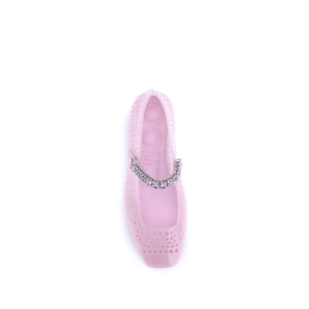 Jimmy Choo Jelly Ballerinas