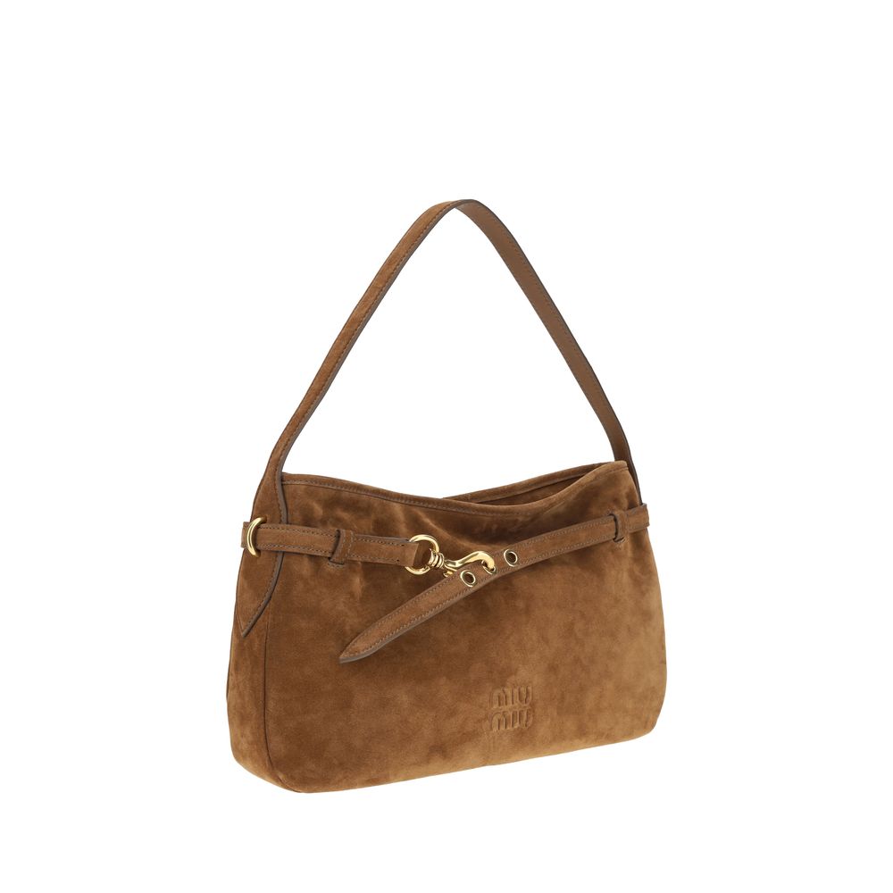 Miu Miu Aventure Wildleder-Umhängetasche