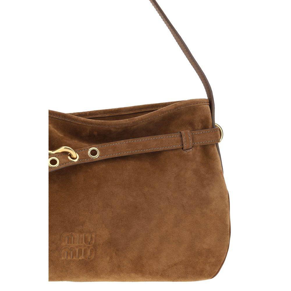 Miu Miu Aventure Wildleder-Umhängetasche