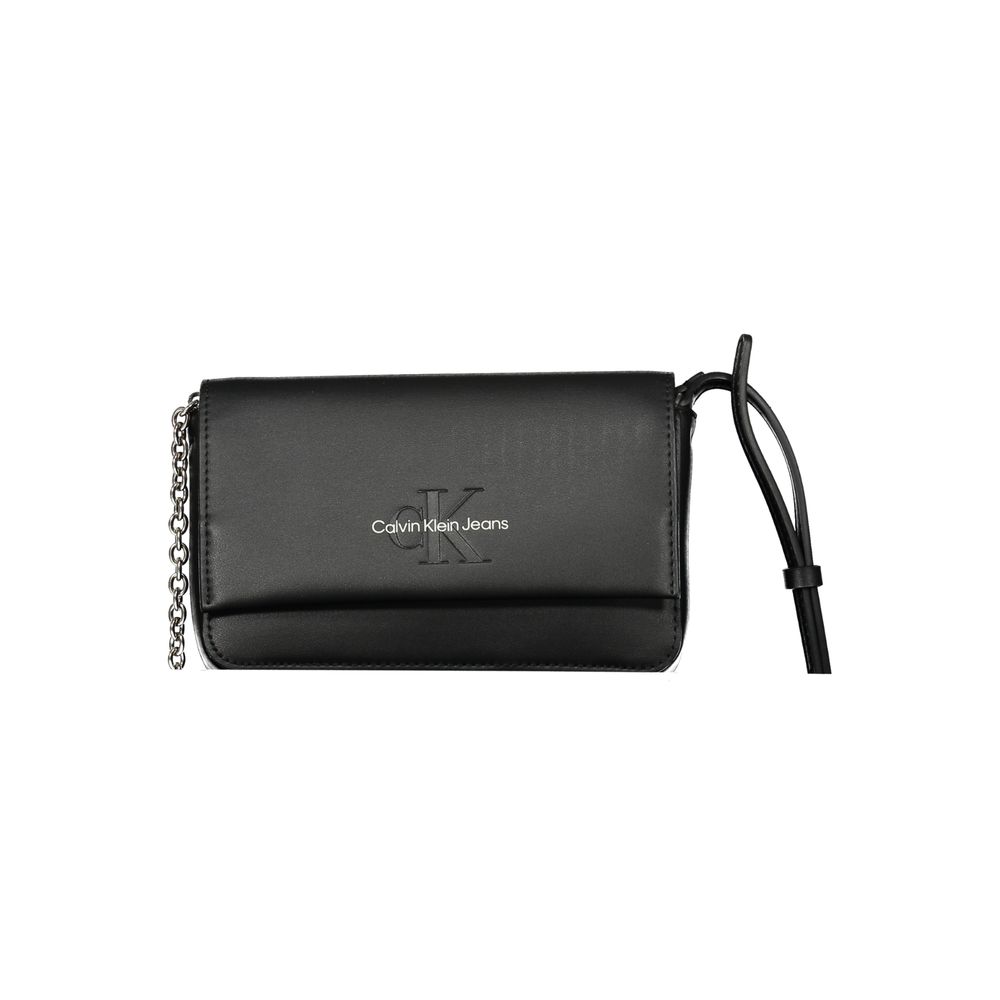 Calvin Klein Schwarze Polyester Handtasche