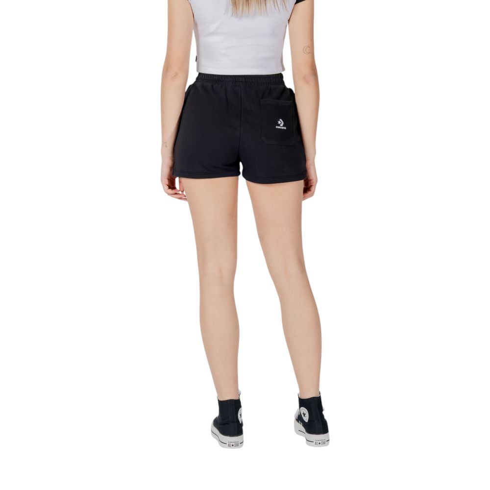 Converse Schwarze Baumwoll-Bermudas