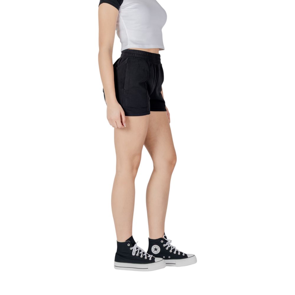 Converse Schwarze Baumwoll-Bermudas