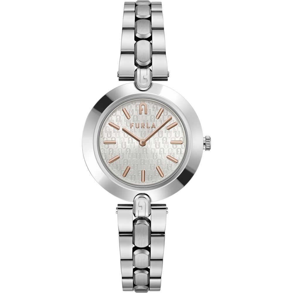 Furla Graue Uhr aus Edelstahl