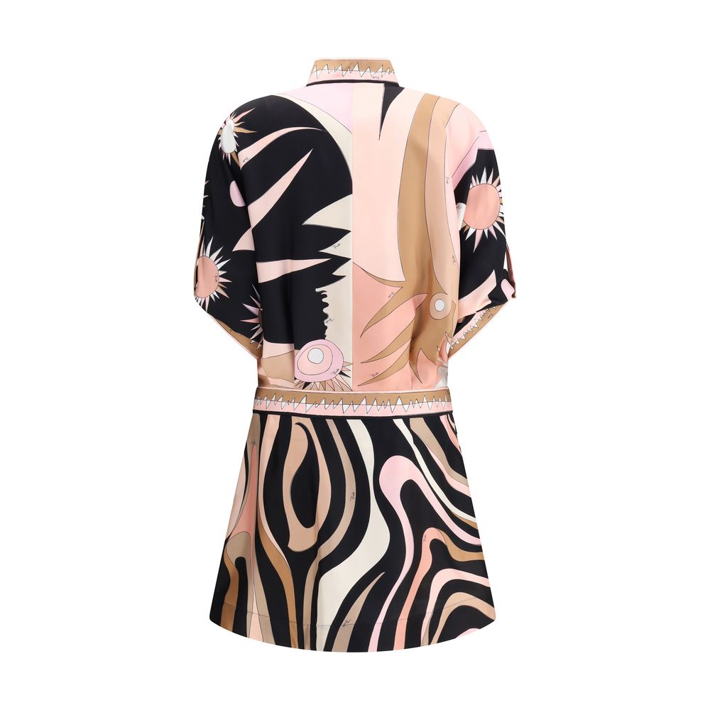 Emilio Pucci Chemisier Seidenkleid