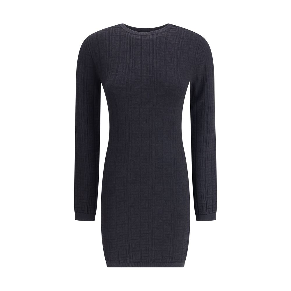 Balmain PB gemusterte kurze Dres