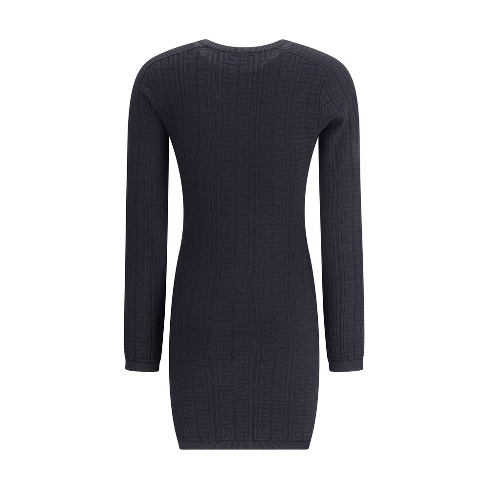 Balmain PB gemusterte kurze Dres