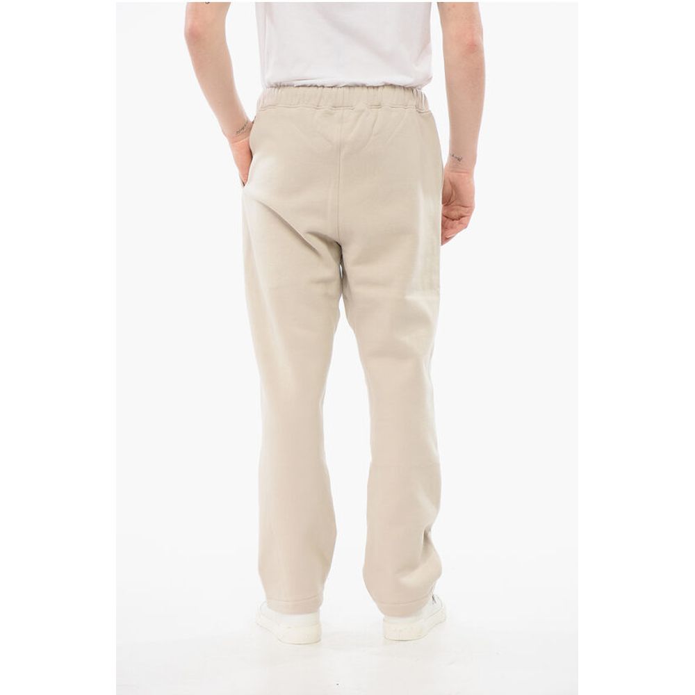 Fear Of God Unifarbene Baumwoll-Jogger mit kontrastierendem Logo-Aufnäher