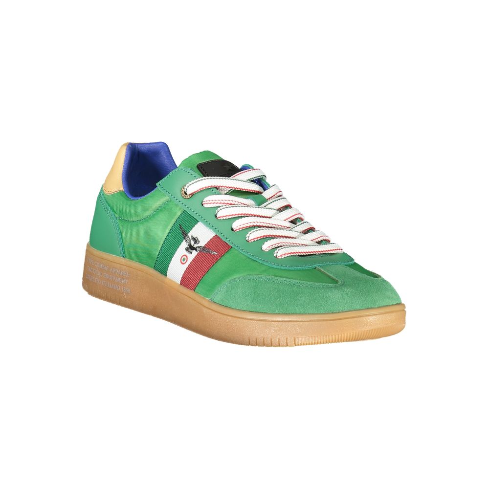 Esercito 1659 Grünes Leder Herren Sneaker