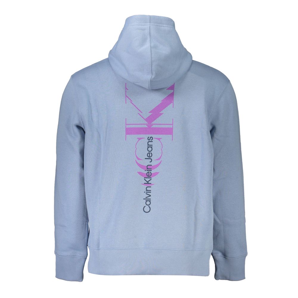 Calvin Klein Blauer Baumwollpullover für Männer