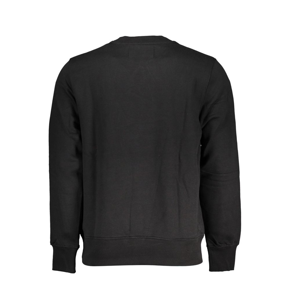 Calvin Klein Schwarzer Baumwollpullover für Männer