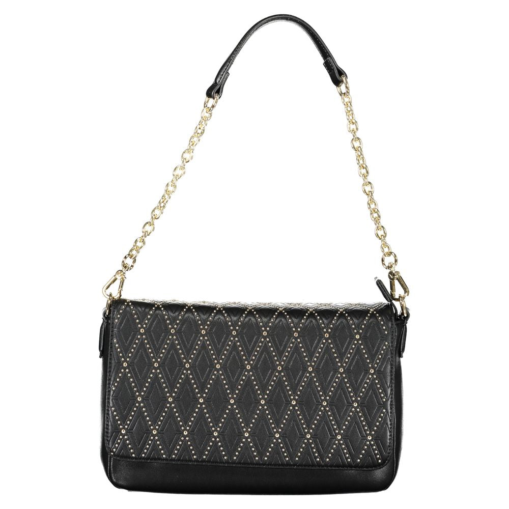 Mario Valentino Schwarze Polyethylen-Handtasche