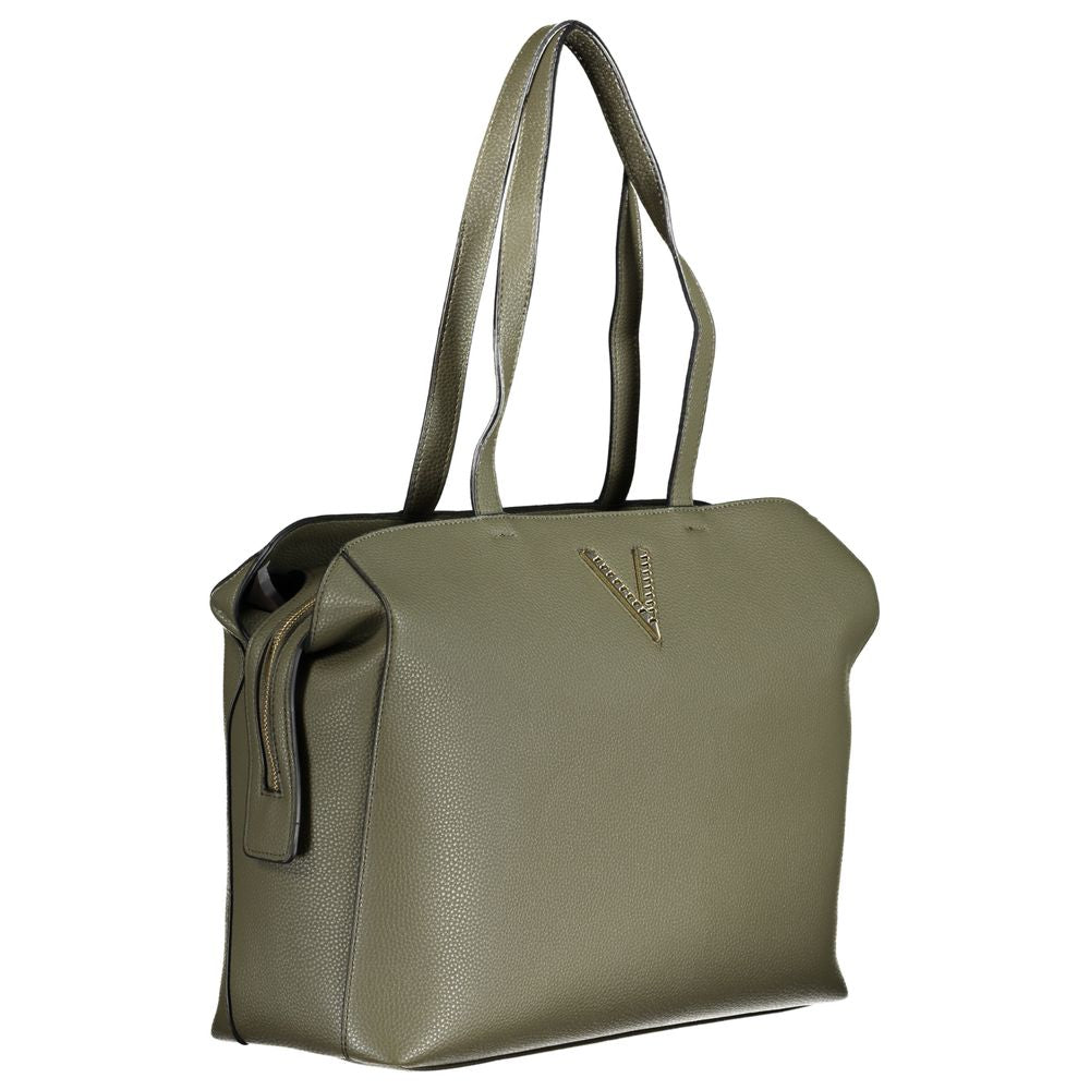 Mario Valentino Grüne Polyethylen-Handtasche