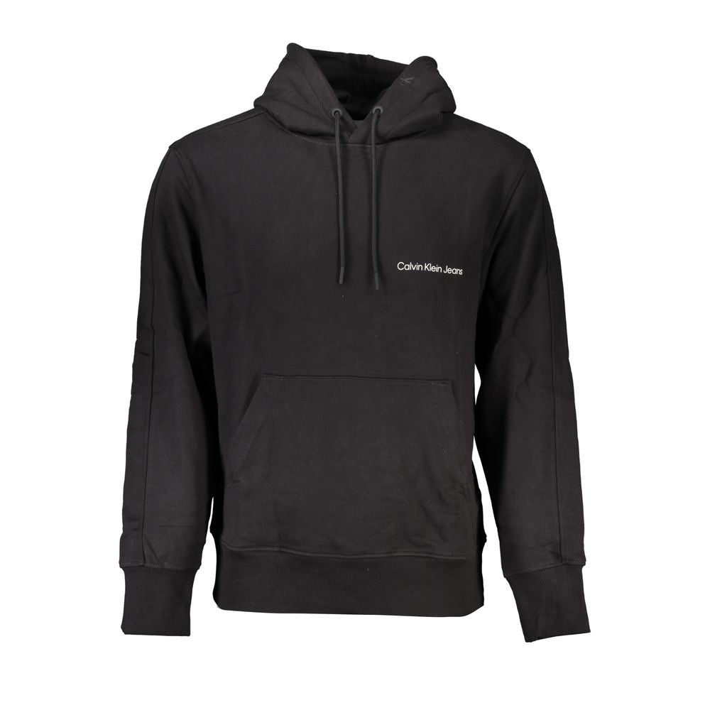 Calvin Klein Schwarzer Baumwollpullover für Männer