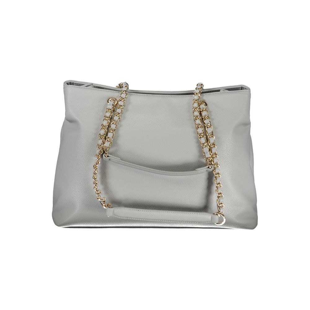 Mario Valentino Graue Polyethylen-Handtasche