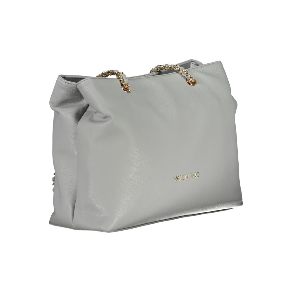 Mario Valentino Graue Polyethylen-Handtasche