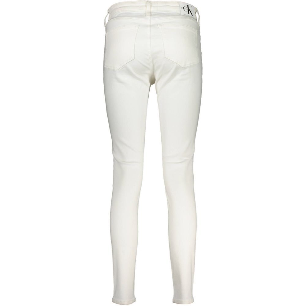 Calvin Klein Weiße Baumwolljeans &