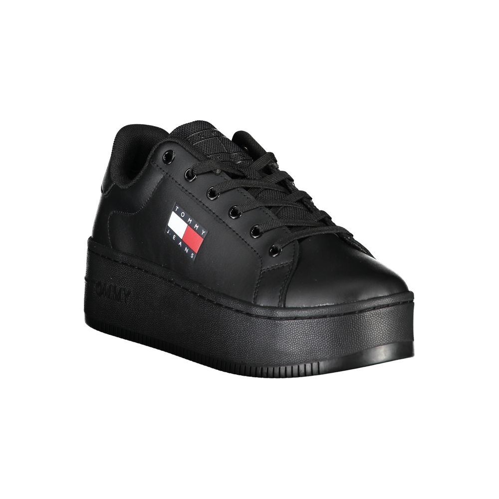Tommy Hilfiger Schwarzer Polyester Sneaker