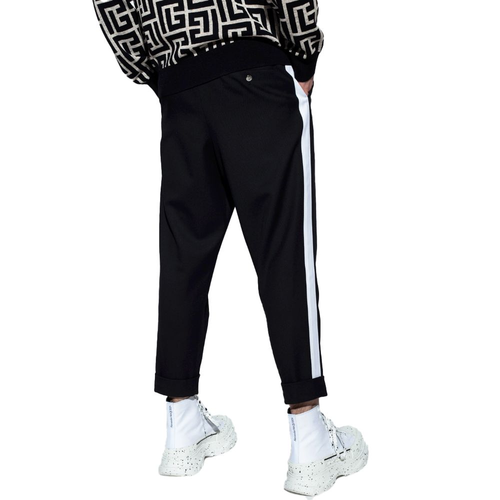 Balmain Schwarze Baumwolljeans &