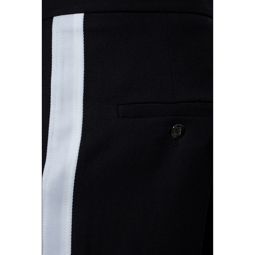 Balmain Schwarze Baumwolljeans &