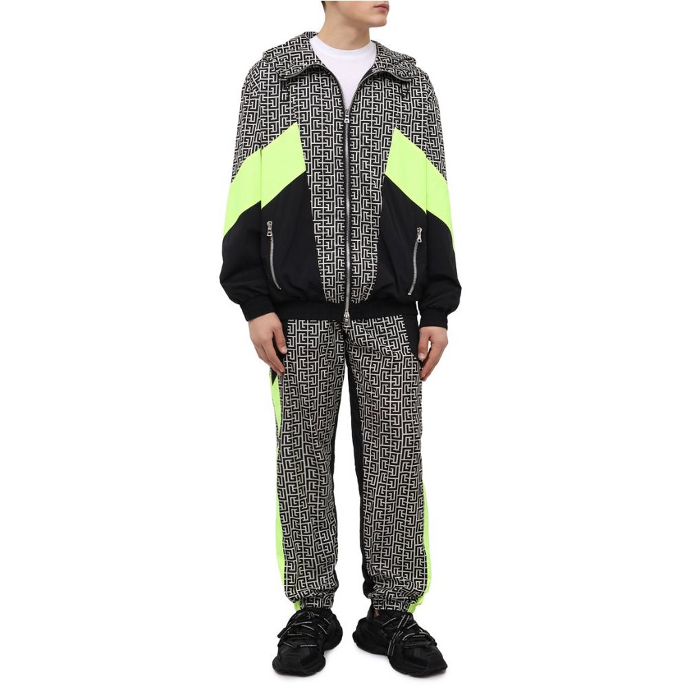 Balmain Multicolor Nylon Jacke