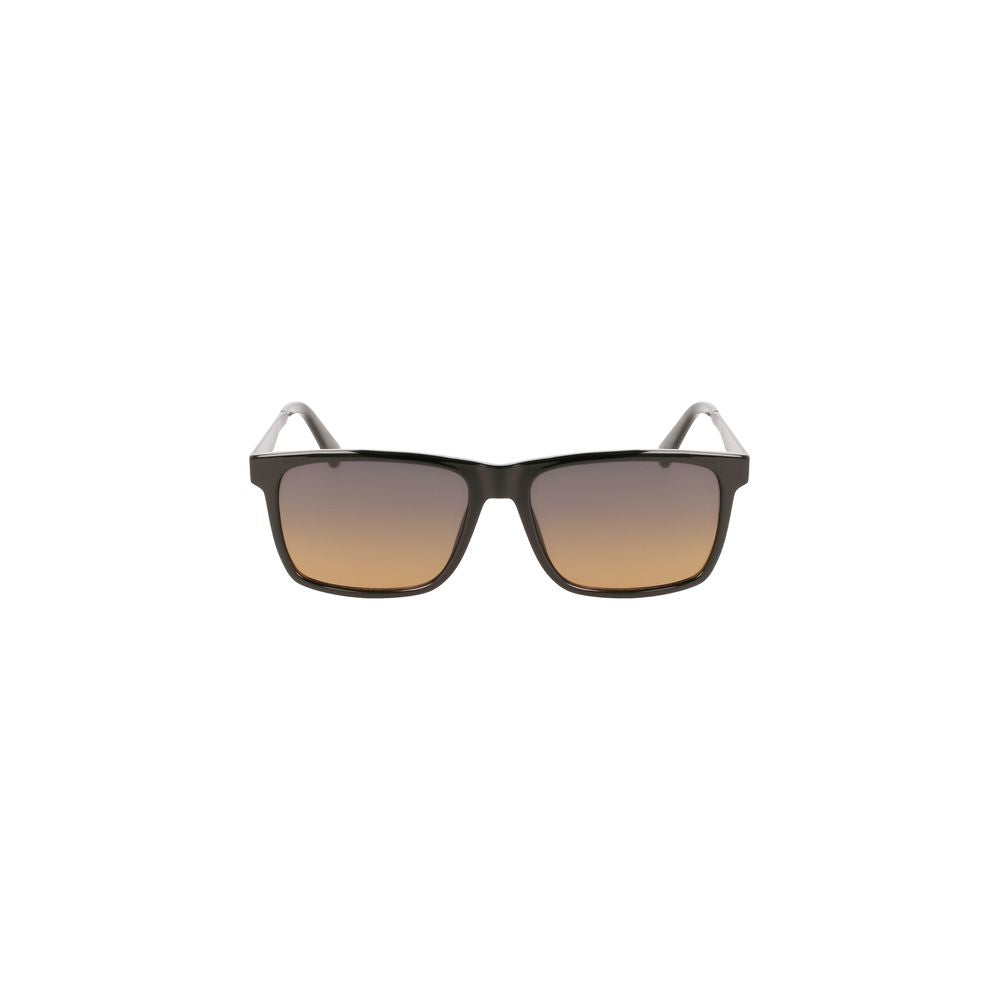 Calvin Klein Schwarze Plastik-Sonnenbrille für Männer