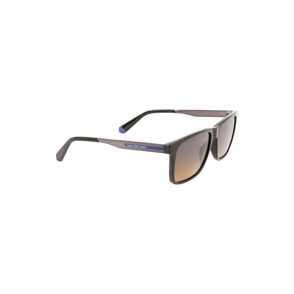 Calvin Klein Schwarze Plastik-Sonnenbrille für Männer