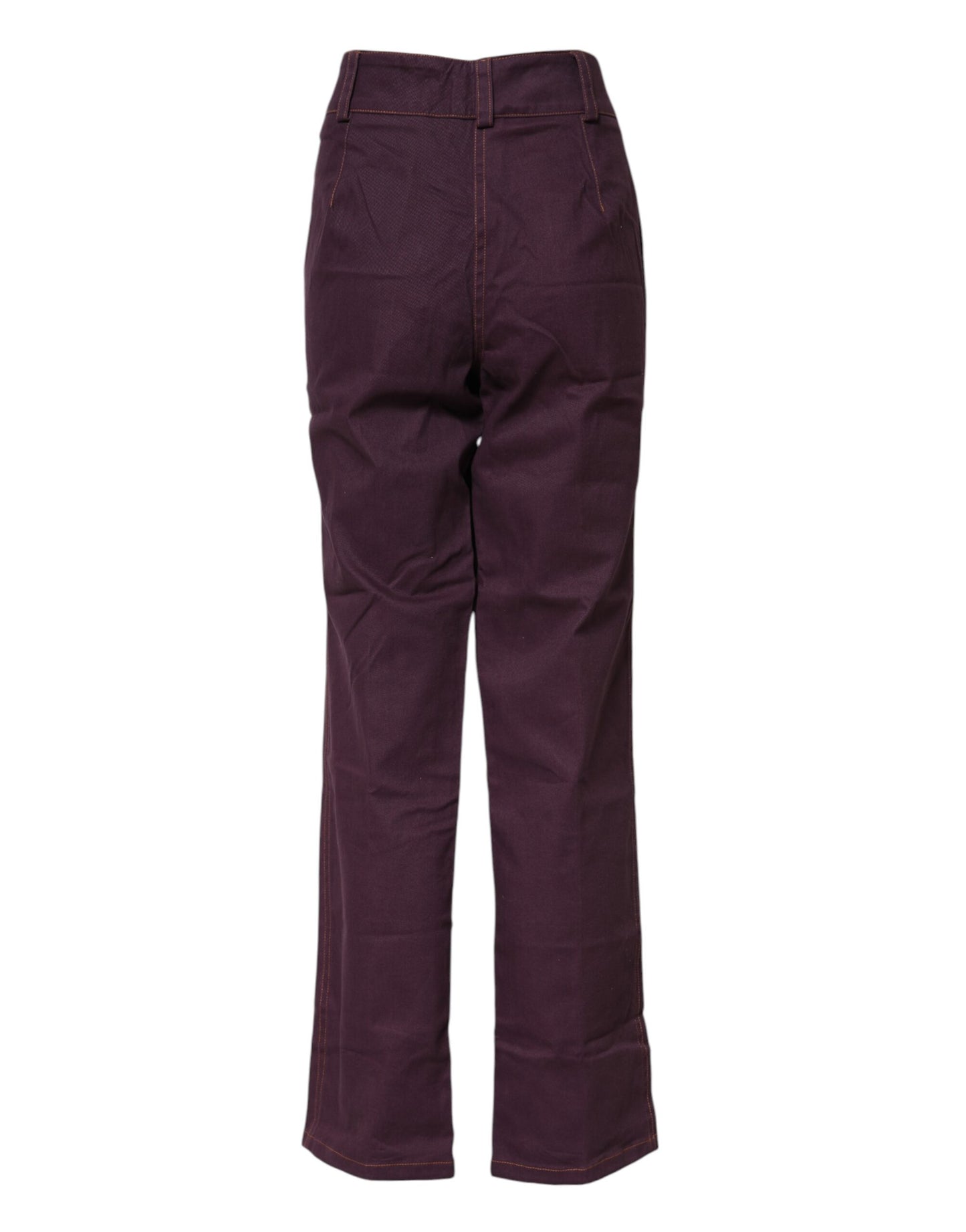 BENCIVENGA Lila Taillierte Hose mit hoher Taille