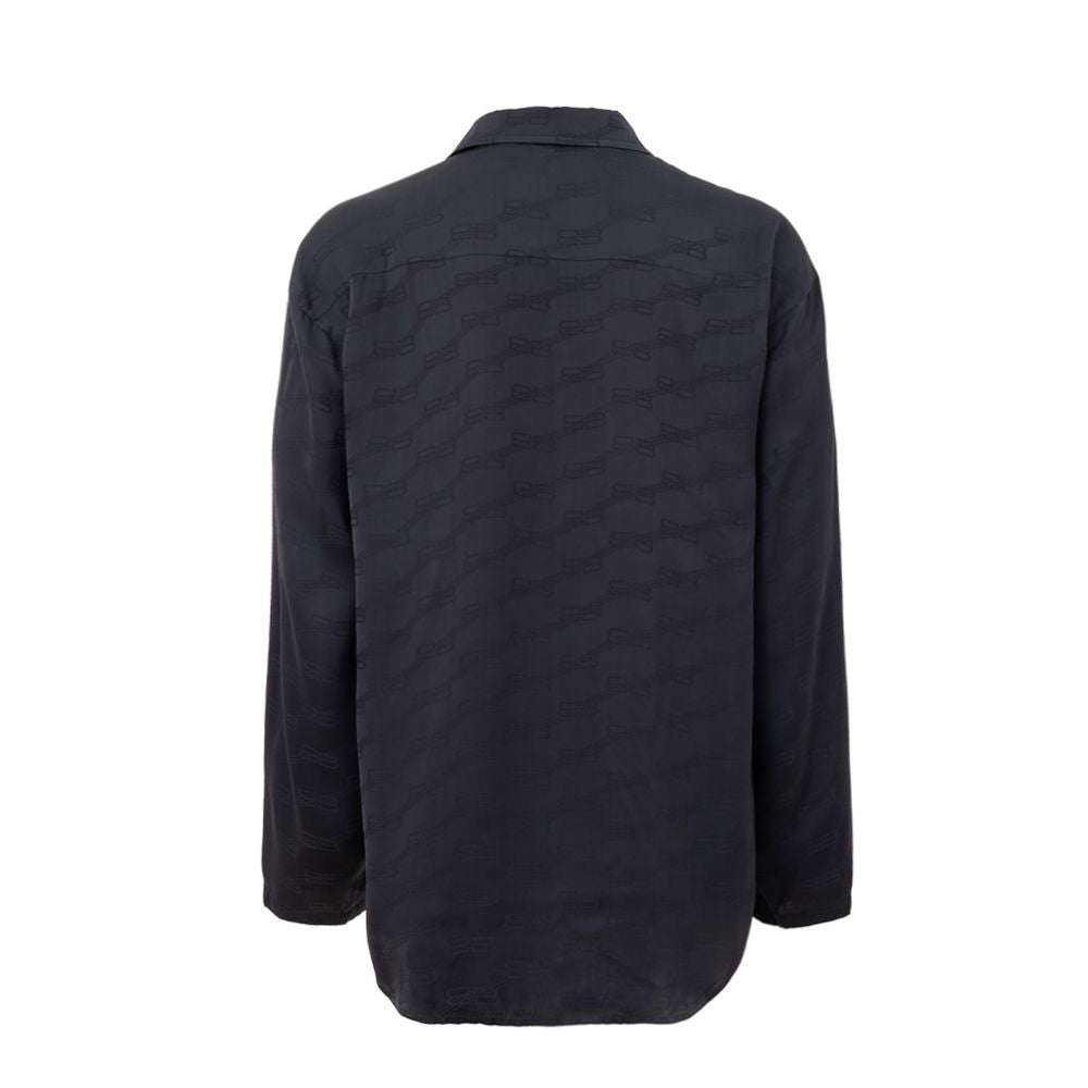 Balenciaga Graues Viskose-Hemd