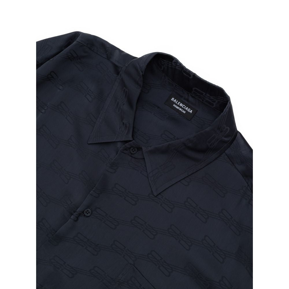 Balenciaga Graues Viskose-Hemd