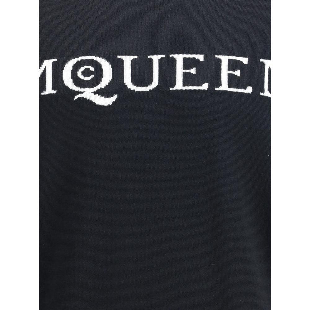 Alexander McQueen Pullover aus Wolle mit Logo