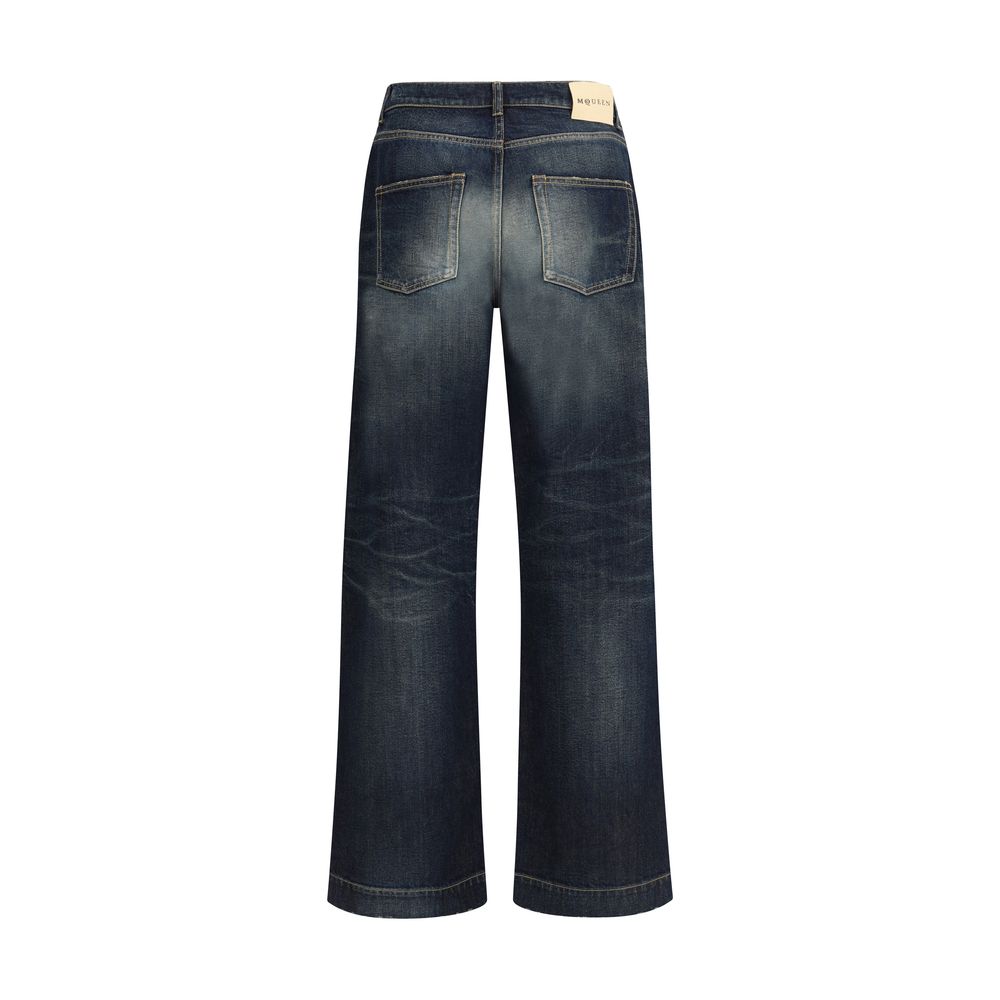 Alexander McQueen Jeans mit Vintage-Effekt