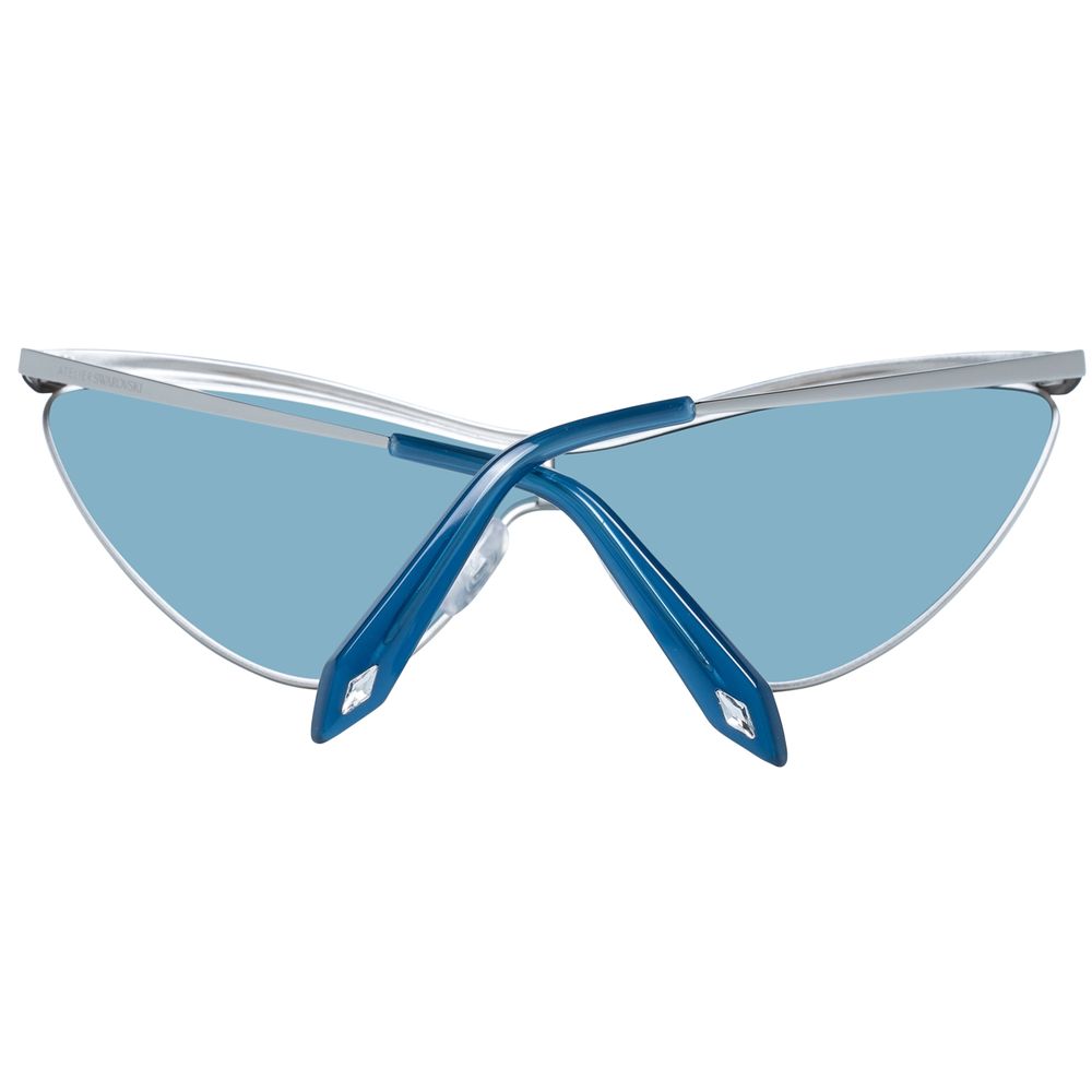 Atelier Swarovski Graue Metall-Sonnenbrille