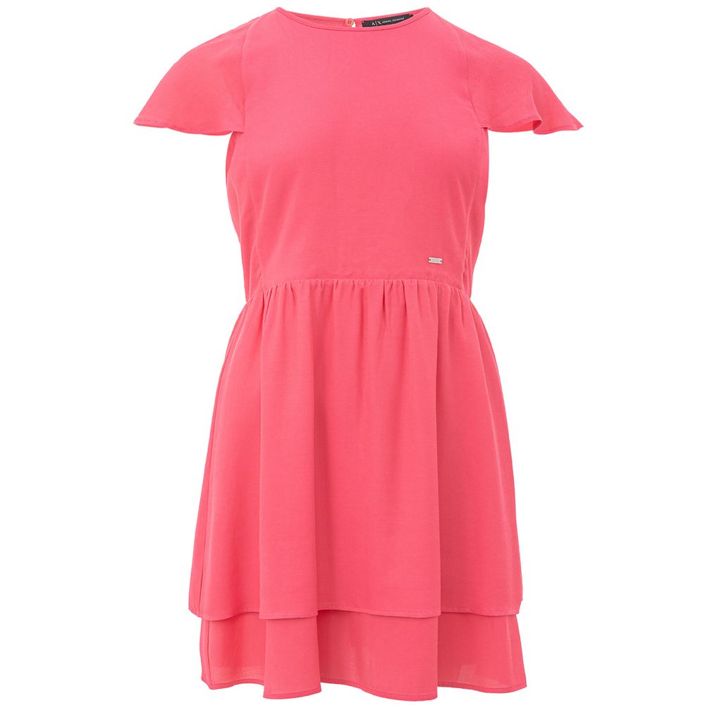 Armani Exchange Fuchsia Viskose kurz