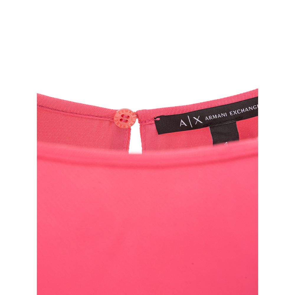 Armani Exchange Fuchsia Viskose kurz