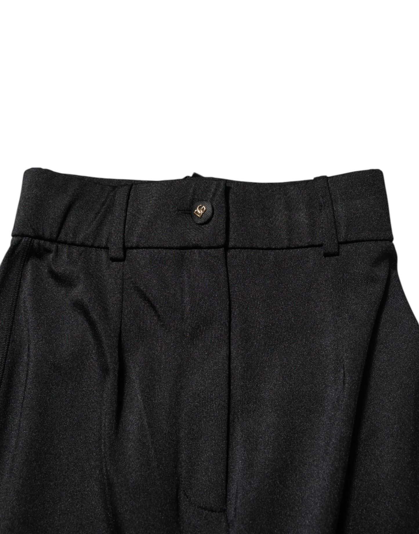Dolce & Gabbana Schwarze hoch taillierte Skinny Leggings-Hose