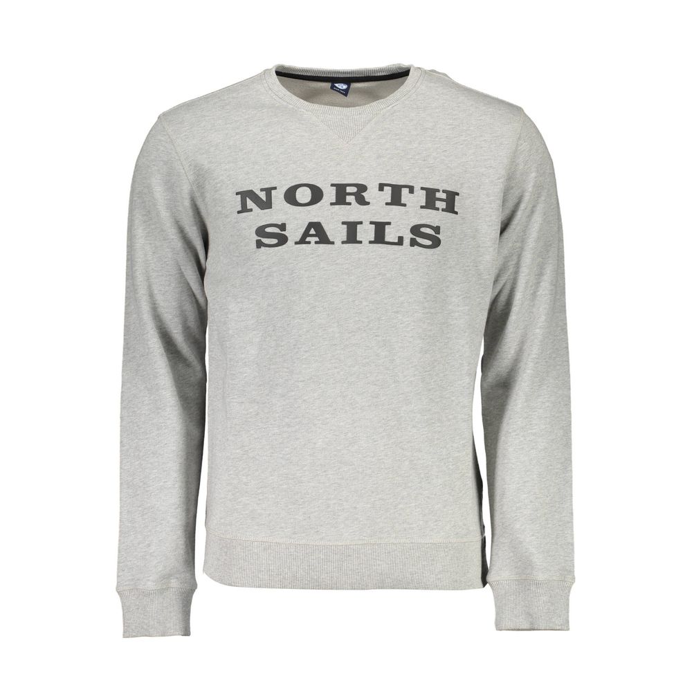 North Sails Grauer Baumwollpullover