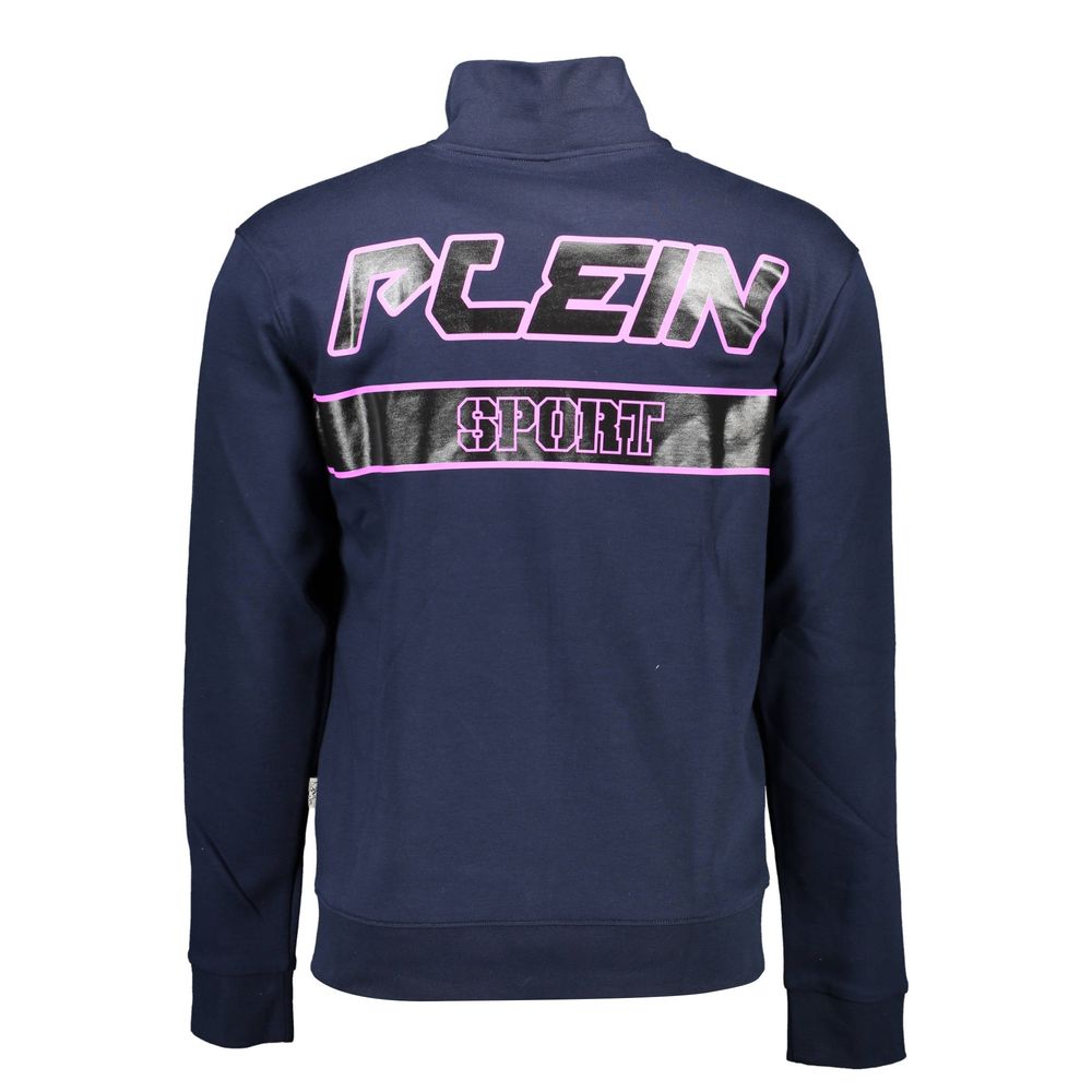 Plein Sport Blauer Baumwollpullover für Männer