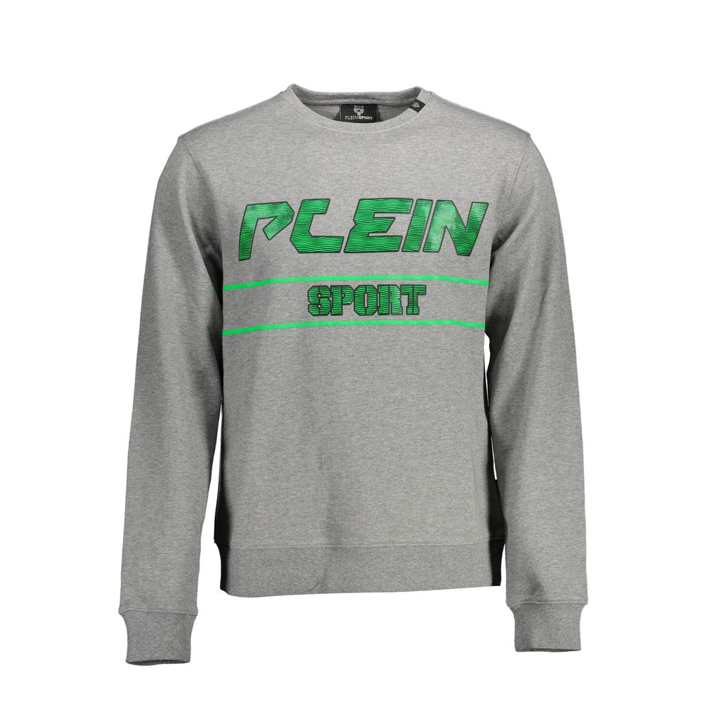 Plein Sport Grauer Baumwollpullover