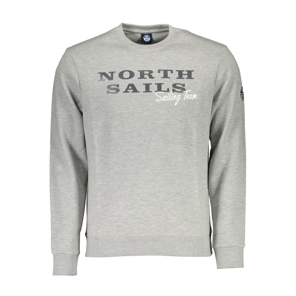 North Sails Grauer Baumwollpullover