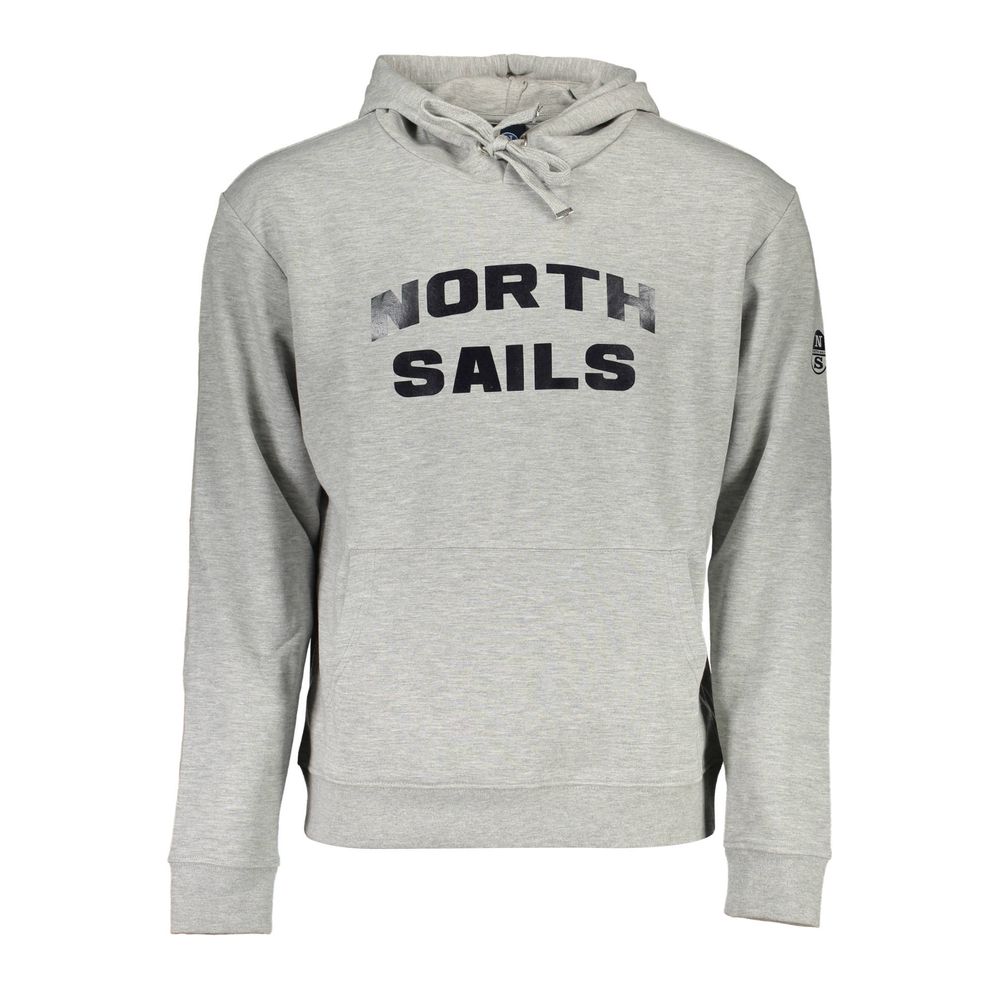 North Sails Grauer Baumwollpullover