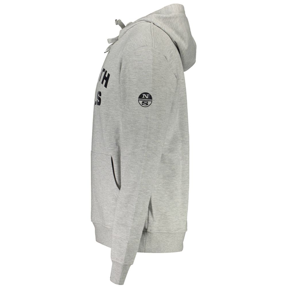 North Sails Grauer Baumwollpullover