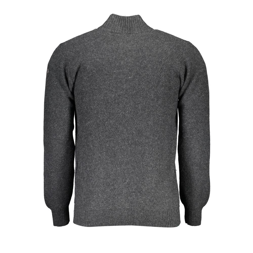 North Sails Grauer Pullover aus Wolle