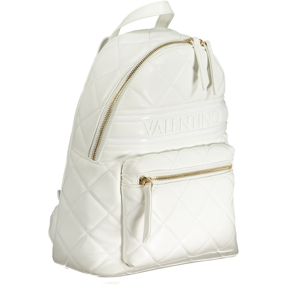 Mario Valentino Weißer Polyethylen-Rucksack
