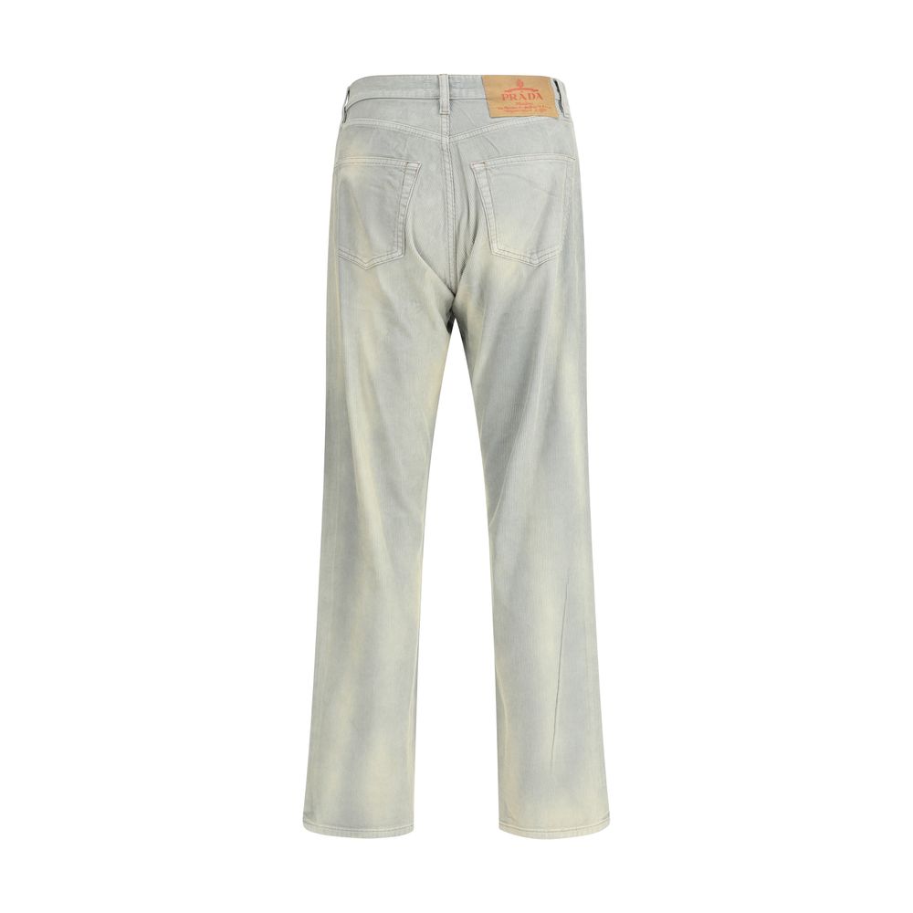 Prada Samt-Hosen