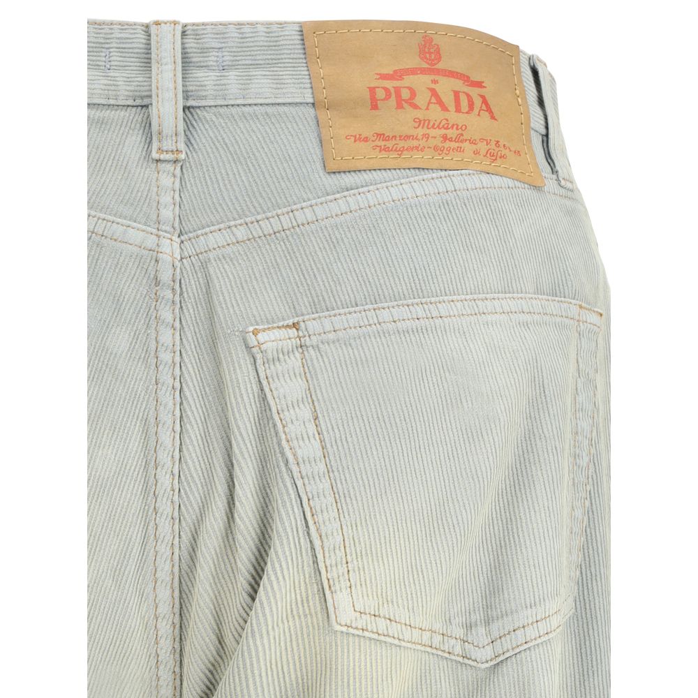 Prada Samt-Hosen