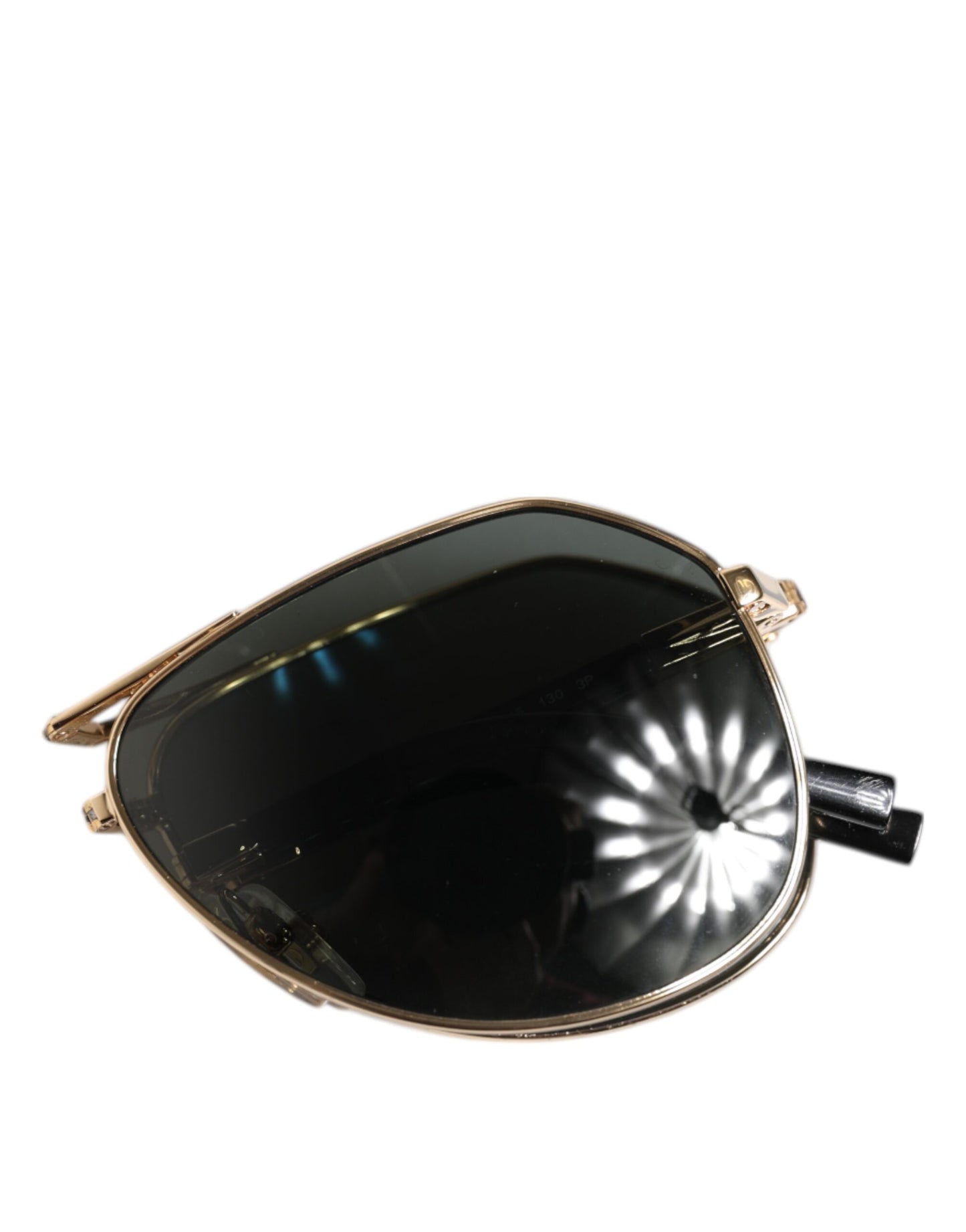 Dolce & Gabbana Gold DG2106K Pilot Frame getönte Gläser polarisierte Sonnenbrille