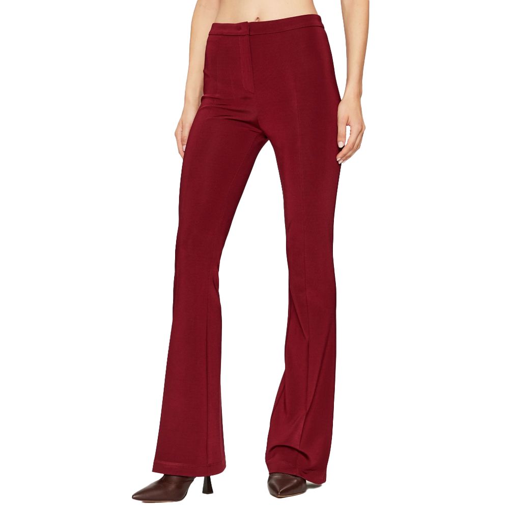 PINKO Rote Viskose Damenhose