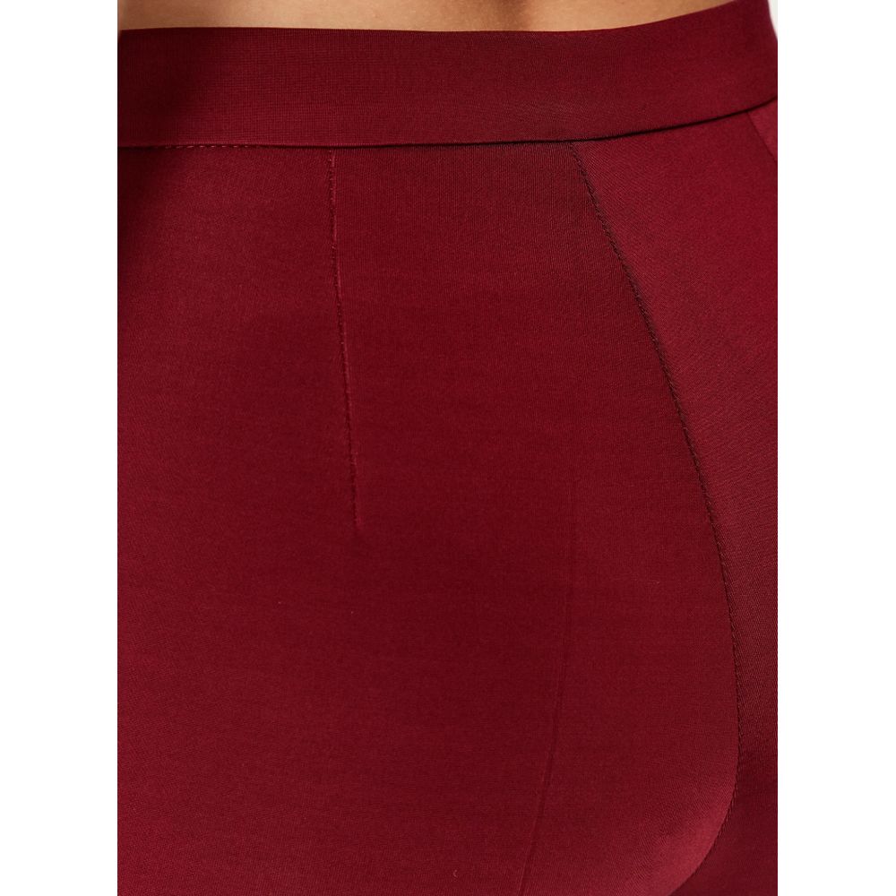 PINKO Rote Viskose Damenhose