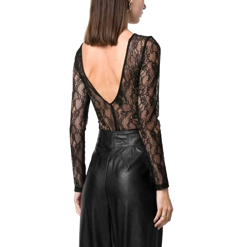 PINKO Schwarzer Nylon Frauen Body